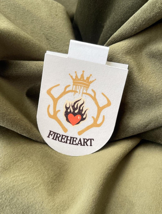 Fireheart Magnetic Bookmark | Fantasy Romance Bookmark | Kingdom of Ash Inspired | SJM Fans