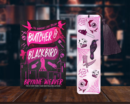 Butcher & Blackbird Inspired Bookmark | Dark Romance Bookish Gift | Morally Gray Lovers