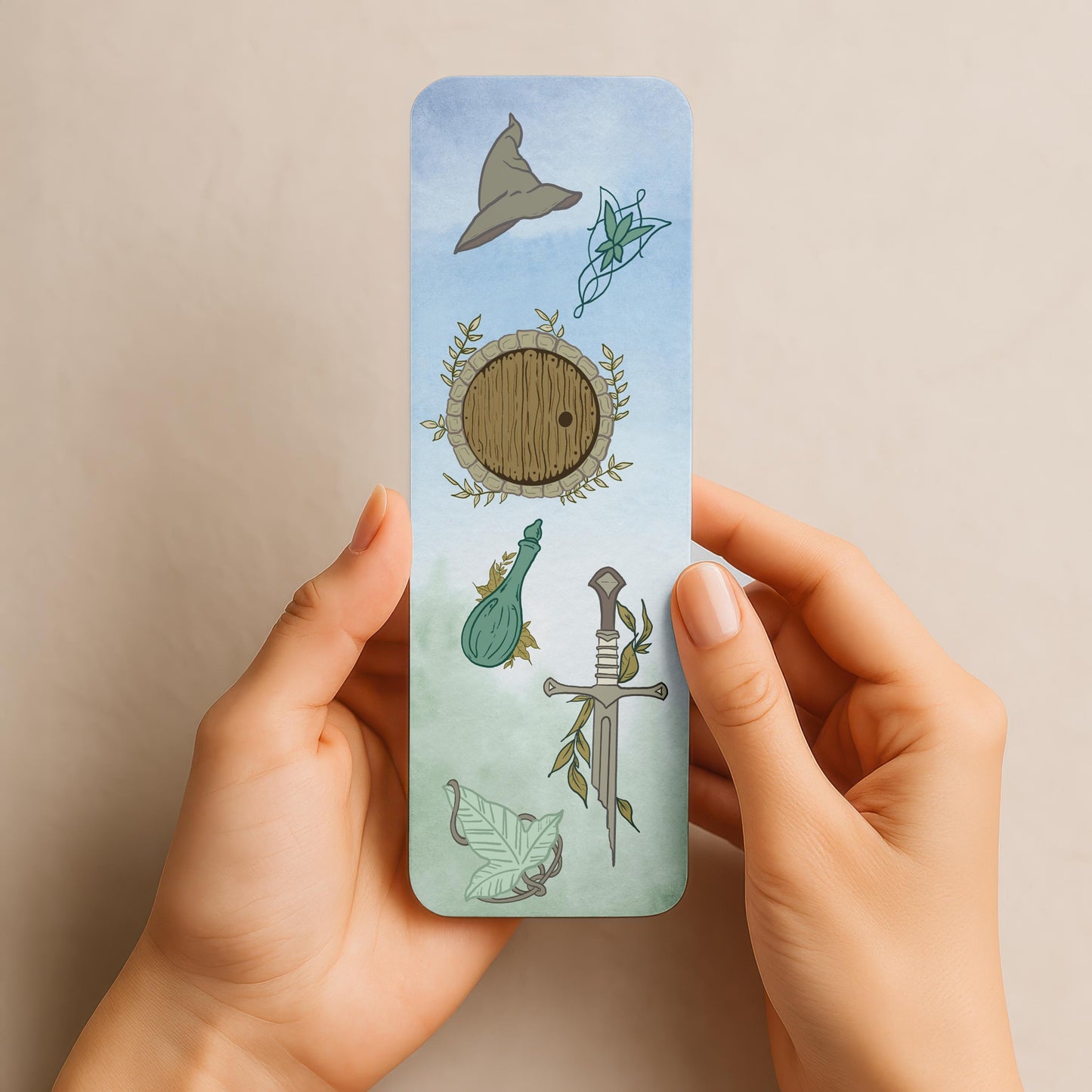 There & Back Again Bookmark | LOTR Inspired | Fantasy Bookish Gifts