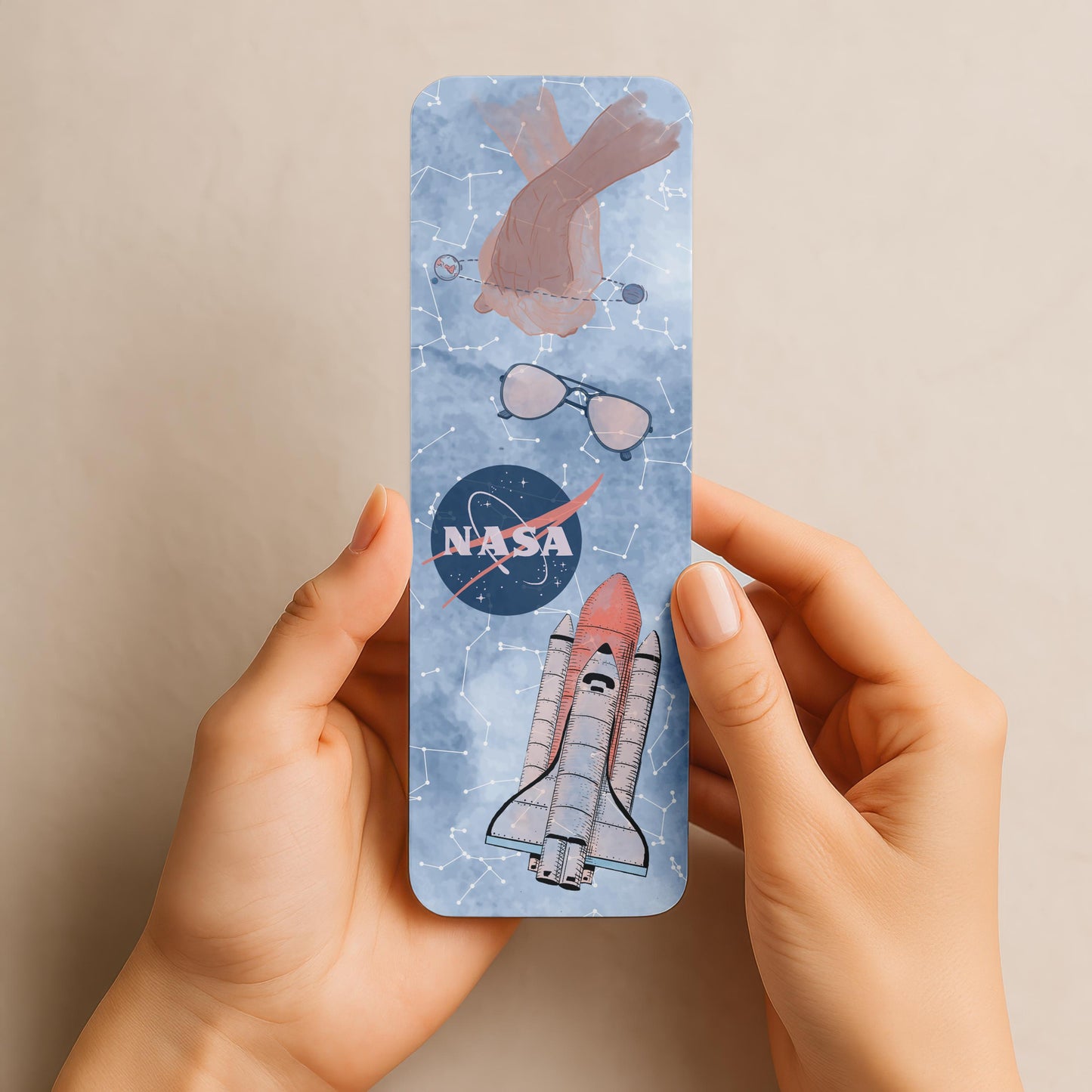 To The Moon and Back Bookmark | Atmosphere Inspired | NASA Theme | Space Lovers