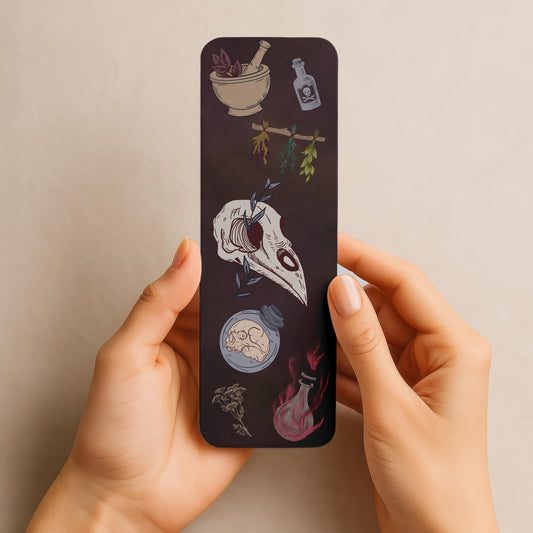 Apothecary Bookmark | Dark Academia Book Accessories | Booklover Gifts