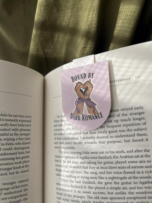 Bound by Dark Romance Magnetic Bookmark | Dark Romance Reader Gift | Spicy Bookish Bookmark | Romantasy Aesthetic