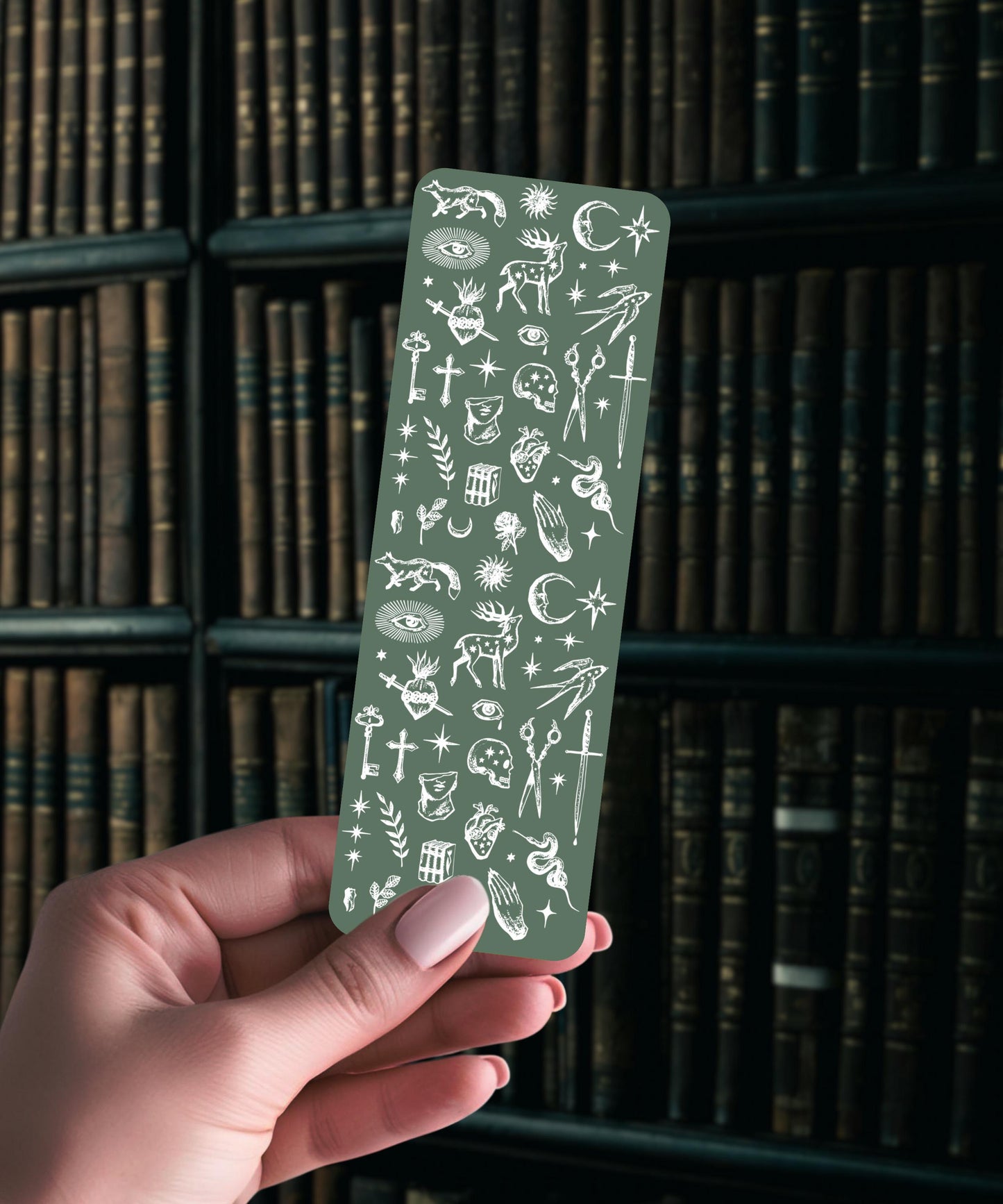 Forest Sigils Bookmark | Dark Academia Book Accessories | Booklover Gifts