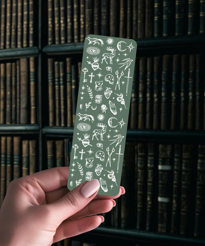 Forest Sigils Bookmark | Dark Academia Book Accessories | Booklover Gifts