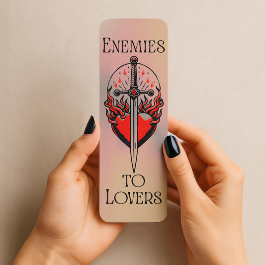 Enemies to Lovers | Dark Romance Bookish Gift | Fantasy Romance Bookmark