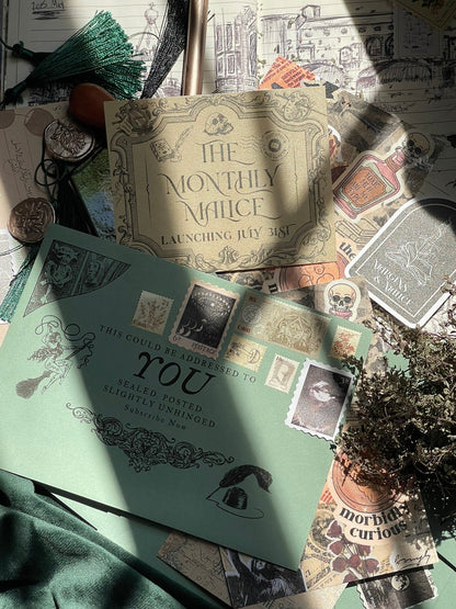 The Monthly Malice: Snail Mail Bookish Subscription