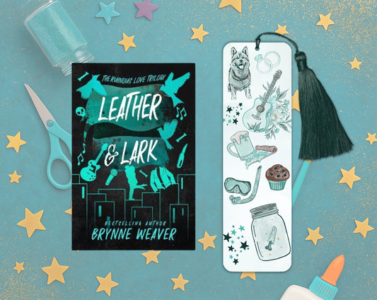 Leather & Lark Inspired Bookmark | Dark Romance Bookish Gift | Morally Gray Lovers