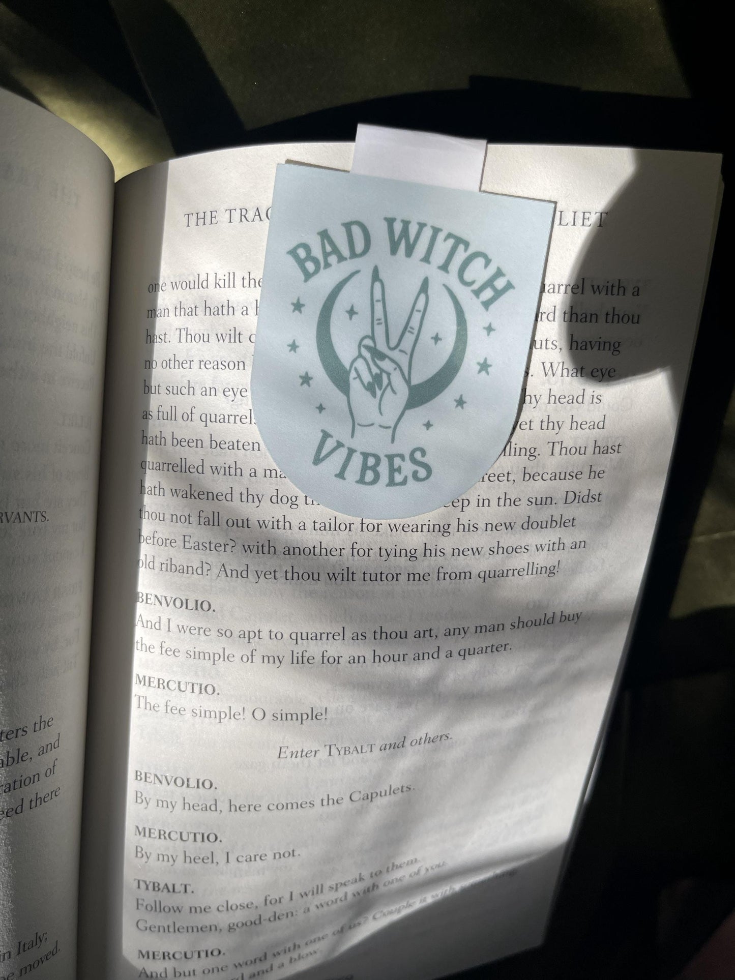 Bad Witch Vibes Magnetic Bookmark | Witchy Bookmark | Bookish Gift