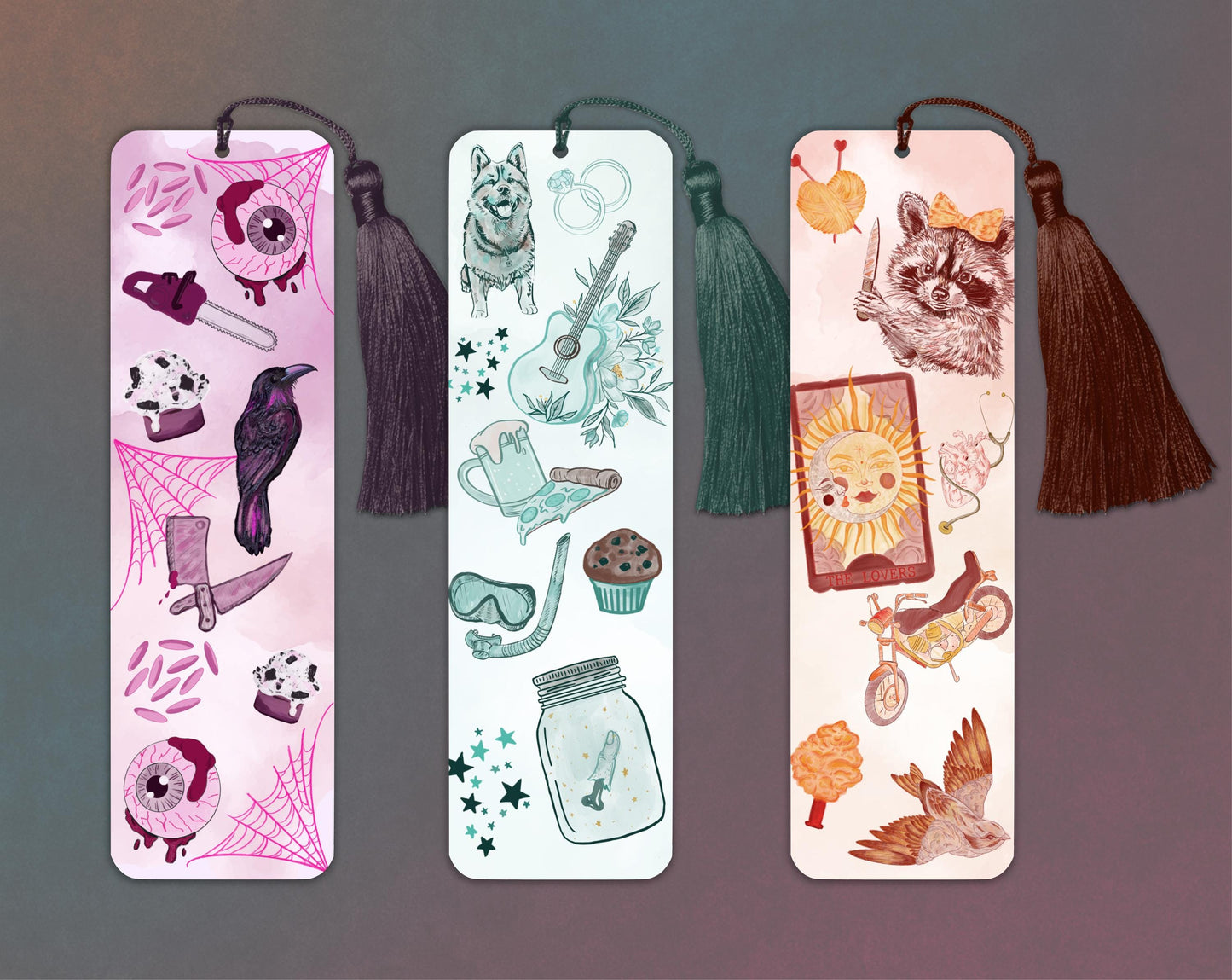 BUNDLE SET Ruinous Love Trilogy Bookmarks (3) | Inspired by Brynne Weaver's series | Dark Romance Bookmarks