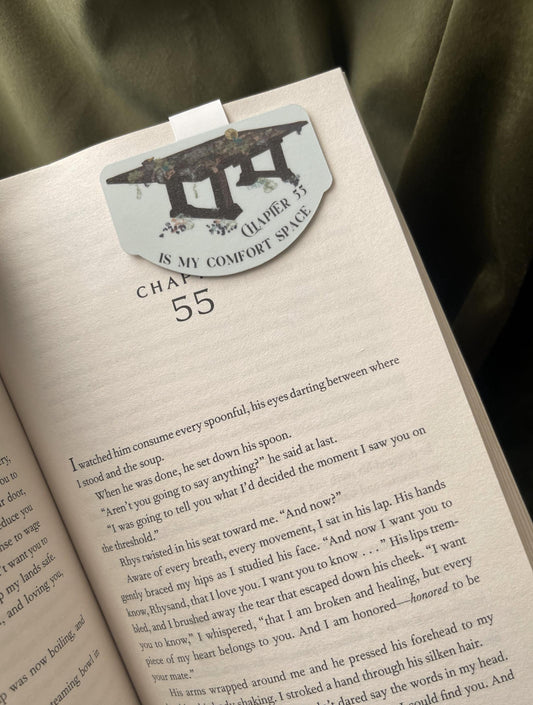 Chapter 55 Is My Comfort Space Magnetic Bookmark | Fantasy Romance Bookmark | ACOTAR Inspired