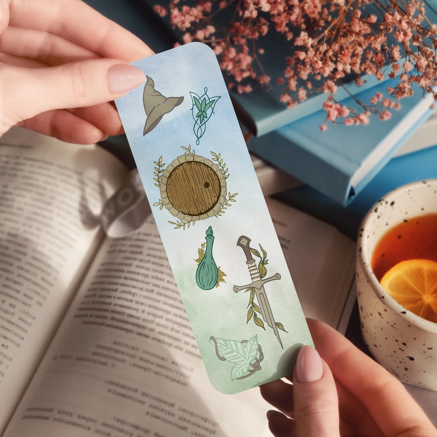 There & Back Again Bookmark | LOTR Inspired | Fantasy Bookish Gifts