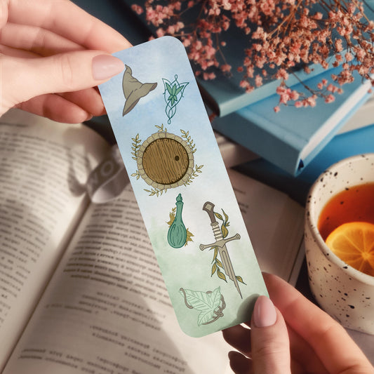 There & Back Again Bookmark | LOTR Inspired | Fantasy Bookish Gifts