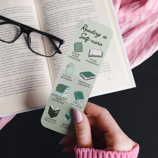 Reading is Self Care Bookmark | Book Accessories | Bookish & Literary Gifts