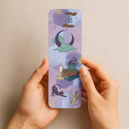 Celestial Witch Bookmark | Mystic Witch Book Accessories | Booklover Gifts