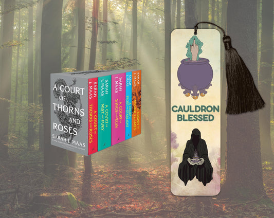 Cauldron Blessed Bookmark | ACOTAR Inspired | SJM Fans | Romantasy Booklovers